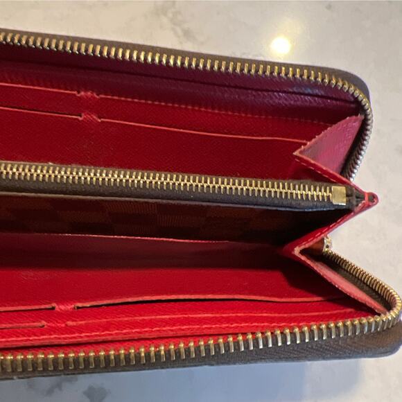 Vintage Louis Vuitton Authentic‎ Damier Ebene Clemence Zippy Wallet - Picture 6 of 12